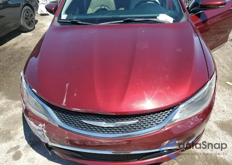 2015 Chrysler 200 C из США, поврежденный, VIN 1C3CCCCG3FN706622